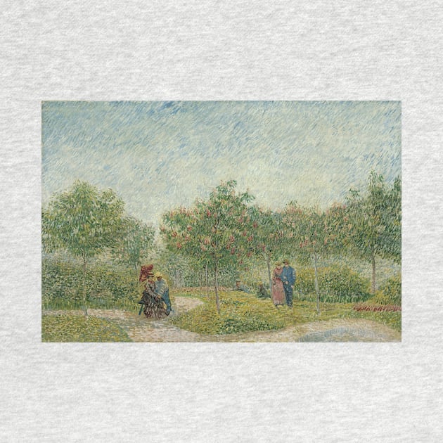 Garden with Courting Couples - Vincent van Gogh by KargacinArt